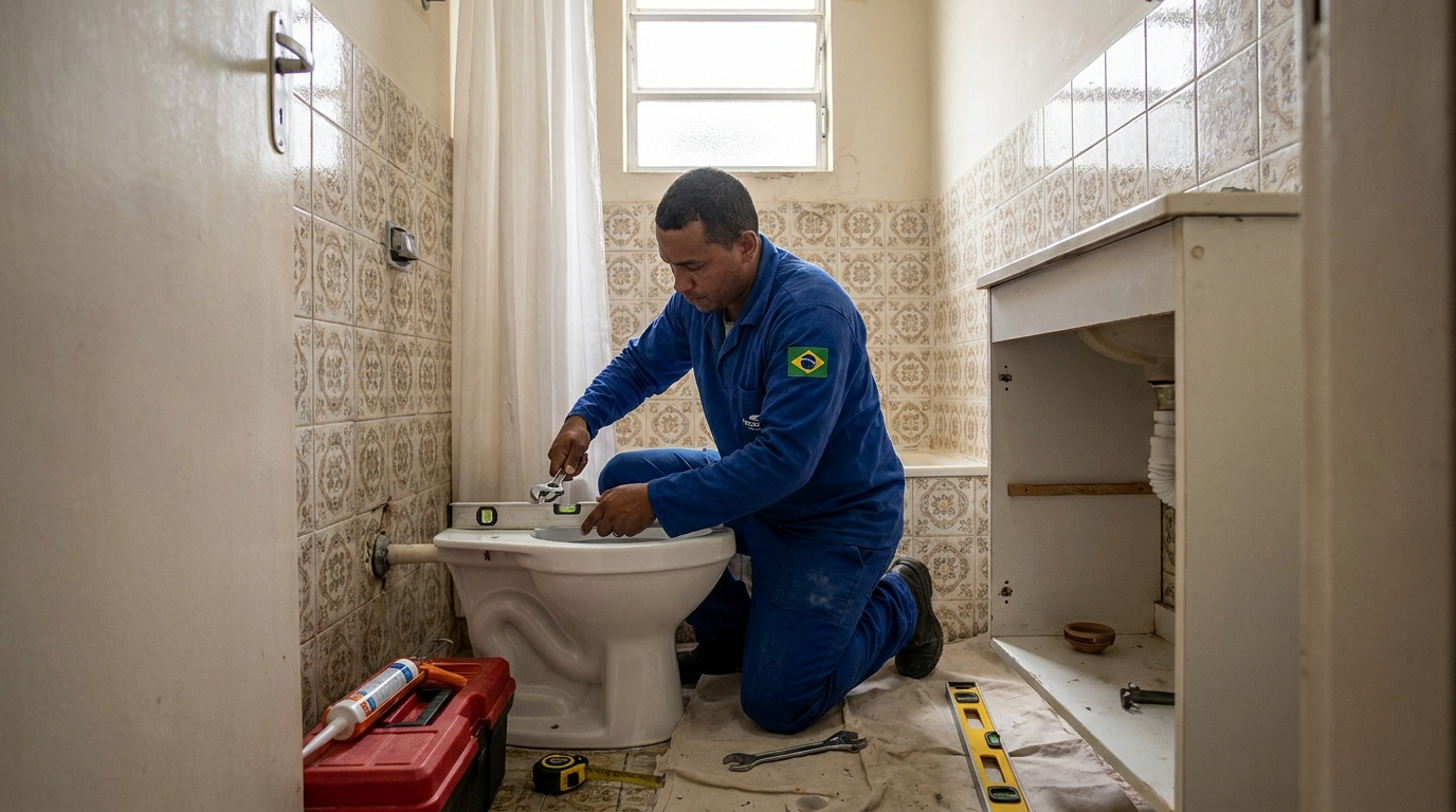 Ajuste de Base e Vedação no Bugio, Aracaju‑SE